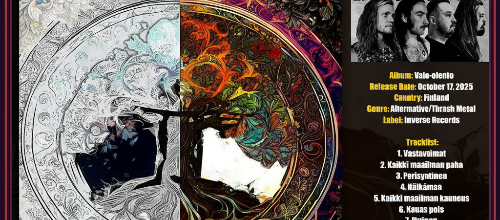 Kaksonen Releases Thrilling New Album ‘Valo-olento’ | metalpediamx