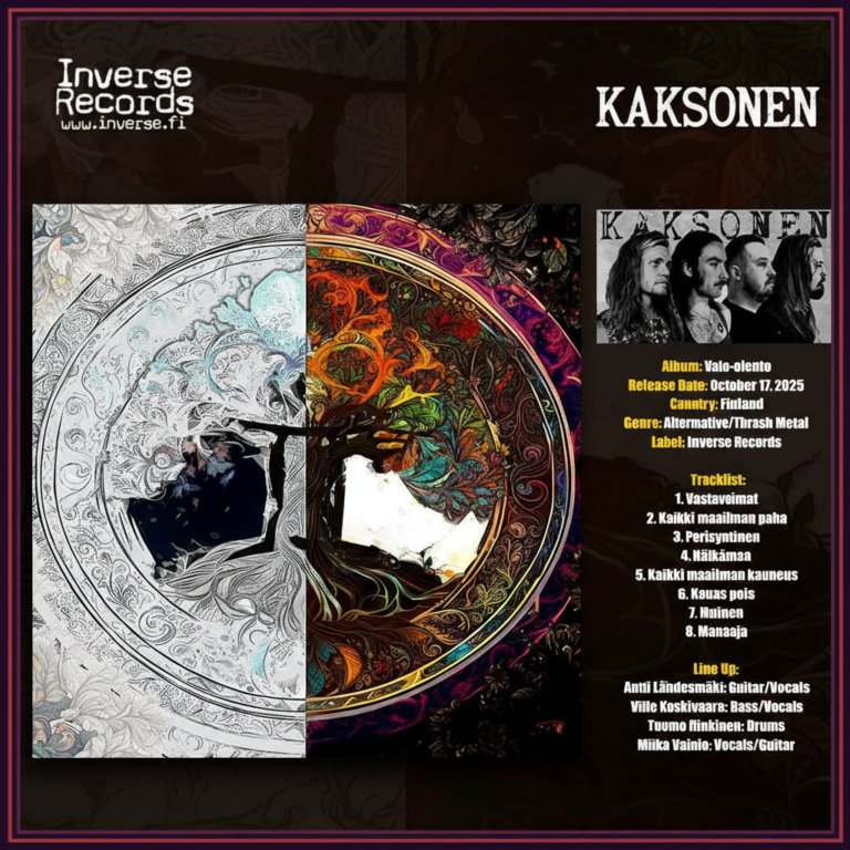 Kaksonen Releases Thrilling New Album ‘Valo-olento’ | metalpediamx